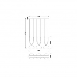 Подвесной светильник Vele Luce Astiy VL5434P03