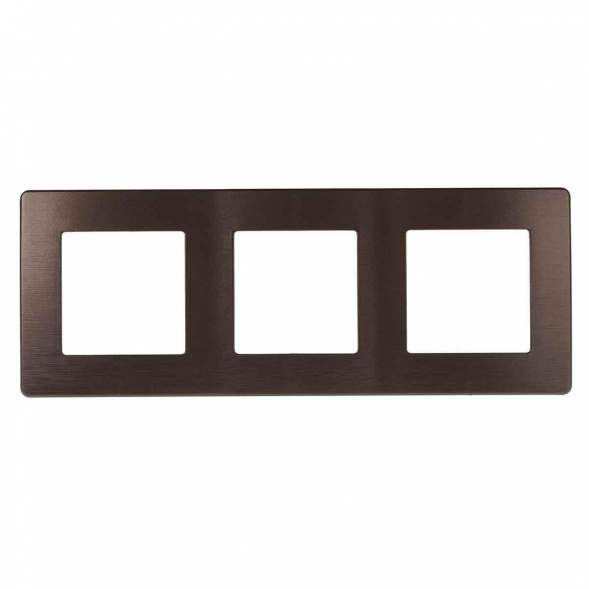 Рамка 3-постовая ЭРА 12 сатин бронза 12-5103-13 Б0052526