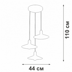 Люстра Vitaluce V3094-0/3S