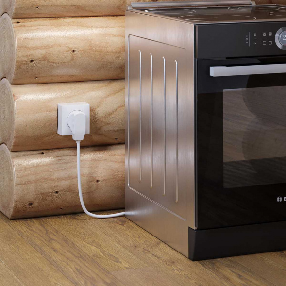 Розетка с вилкой для электроплиты Werkel 250V 32A белый W1189201 4690389170805