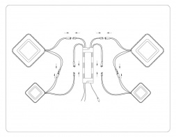 Потолочная светодиодная люстра Ambrella light Acrylica Original FA8878