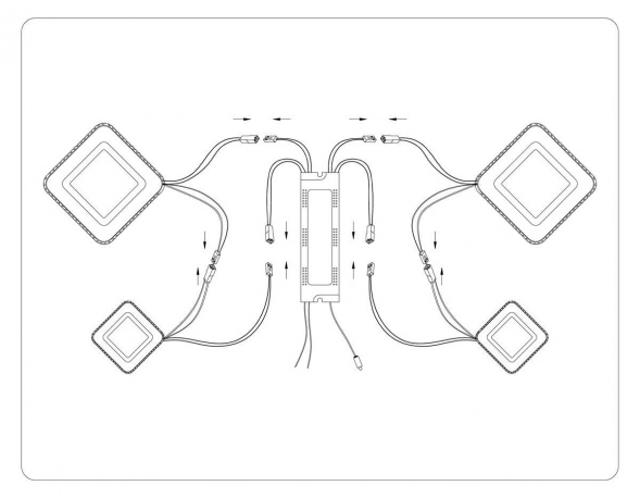Потолочная светодиодная люстра Ambrella light Acrylica Original FA8878