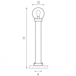 Уличный светильник Lightstar Bolla 373710