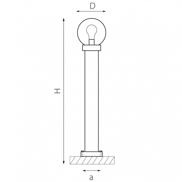 Уличный светильник Lightstar Bolla 373710