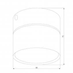 Потолочный светильник TK Lighting 6140 Space Black Gold