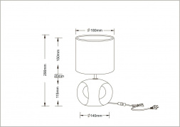 Настольная лампа Arte Lamp Zaurak A5035LT-1GO