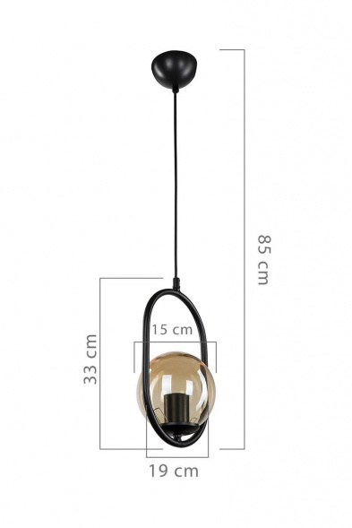Подвесной светильник Toplight Kerrie TL1609H-01BK