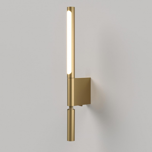 Настенный светодиодный светильник Elektrostandard Sarca LED 3000K 40111/LED латунь a066400