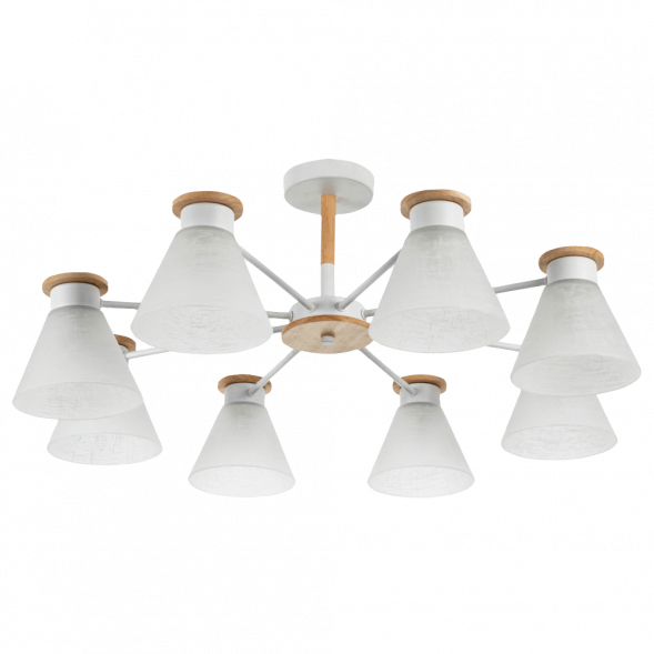 Потолочная люстра Arte Lamp Tyler A1031PL-8WH