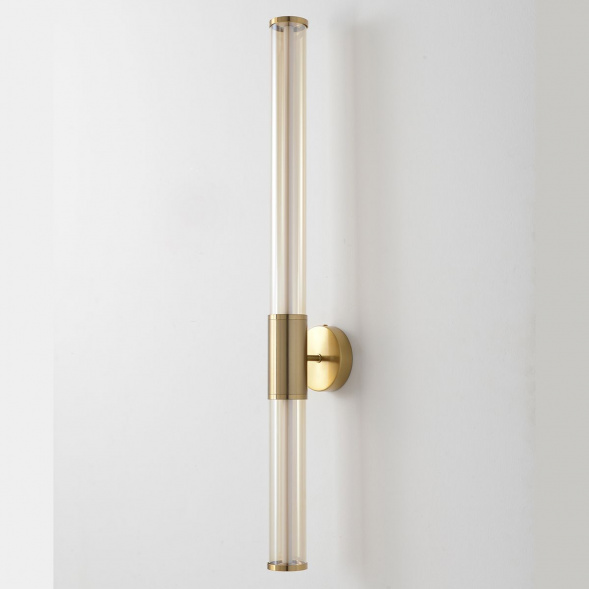 Настенный светодиодный светильник Crystal Lux Lineup AP18W Led Brass