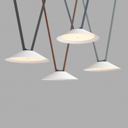 Трековый светодиодный светильник Denkirs Belty Flow DK5565-WH+BK