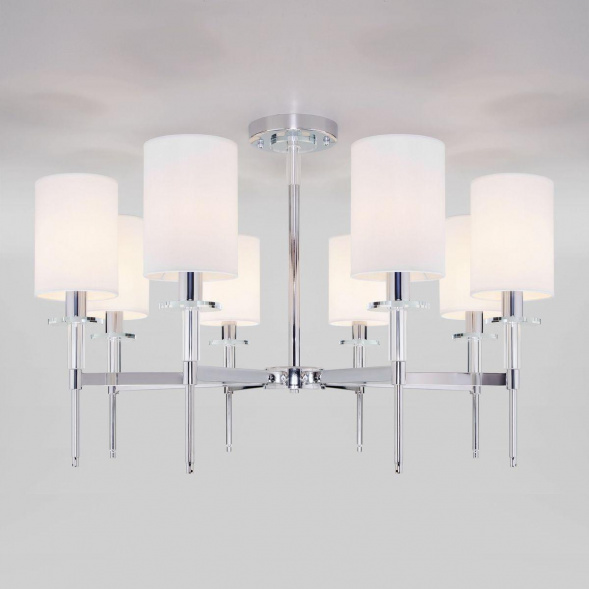 Подвесная люстра Eurosvet Brielle 60132/8 хром