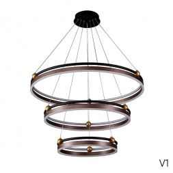 Подвесной светодиодный светильник Crystal Lux Fernando SP158W Led Coffee/Black