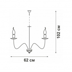 Подвесная люстра Vitaluce V1301-1/8