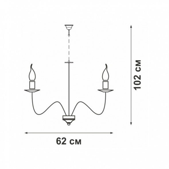 Подвесная люстра Vitaluce V1301-1/8