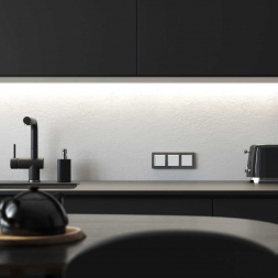 Выключатель одноклавишный Werkel белый акрил W1112041 4690389197253