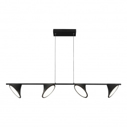 Подвесная светодиодная люстра iLedex Syzygy X090140 BK