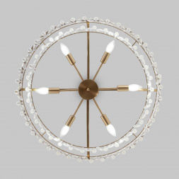 Подвесная люстра Eurosvet Sophie 60165/6 латунь