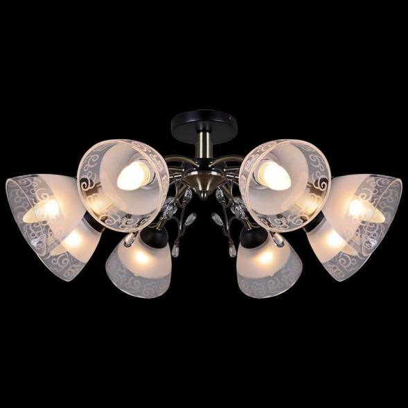 Потолочная люстра Illumico IL0287-8CSQ-29 BK AB