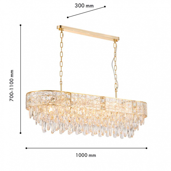 Подвесная люстра Favourite Elysium 4720-10P