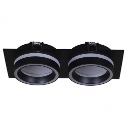 Встраиваемый светильник Reluce Technical 53003-9.0-002LD GX53 BK