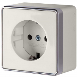 Розетка с заземлением Werkel Gallant слоновая кость W5071003 4690389164477