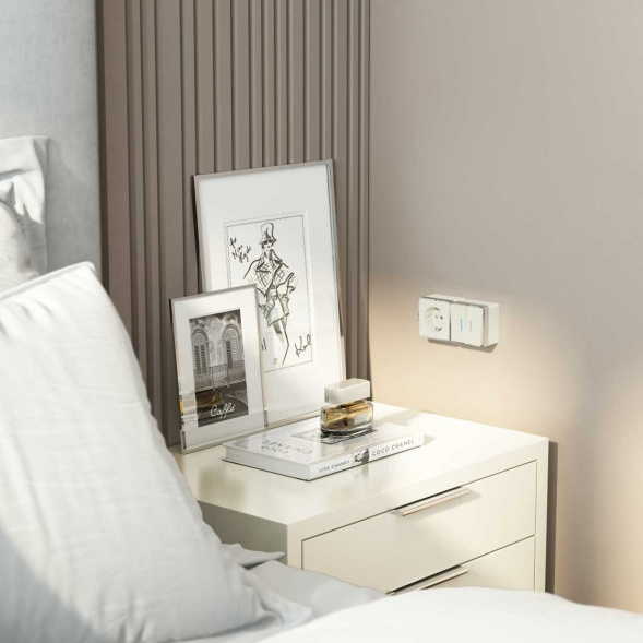 Розетка с заземлением Werkel Gallant слоновая кость W5071003 4690389164477