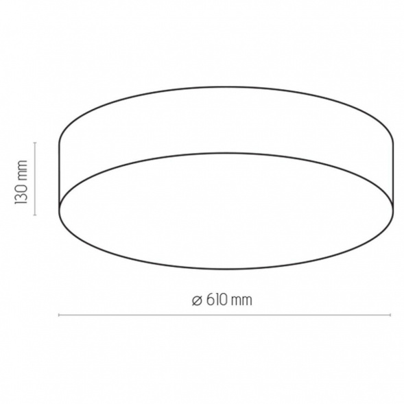 Потолочный светильник TK Lighting 1581 Rondo White
