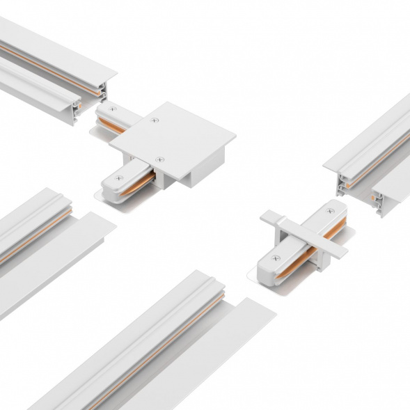 Шинопровод встраиваемый однофазный Crystal Lux CLT 0.121 01 L1000 WH
