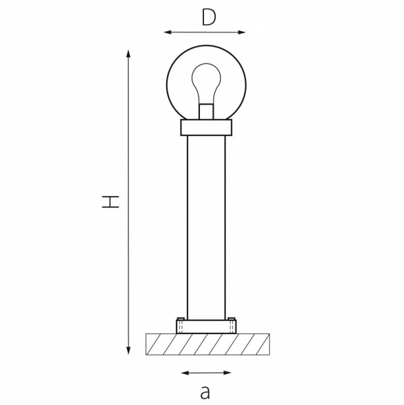 Уличный светильник Lightstar Bolla 373910