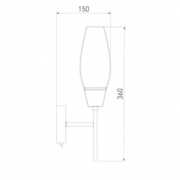 Бра Eurosvet Thalia 60140/1 сатин-никель