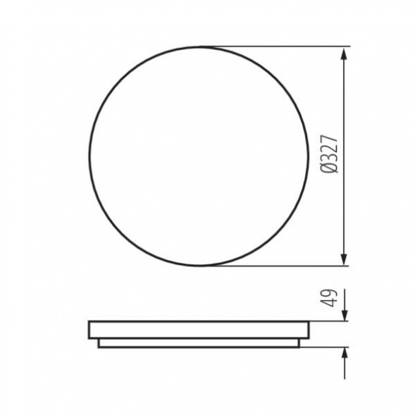 Потолочный светодиодный светильник Kanlux Varso 26445
