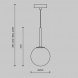 Подвесной светильник Maytoni Basic form MOD321PL-01B1