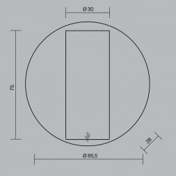 Светодиодный спот Maytoni Wall Twist C079WL-L3B3K