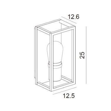 Уличный настенный светильник Lucide Carlyn 27200/01/30