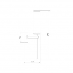 Бра Eurosvet Stark 50387 LED латунь