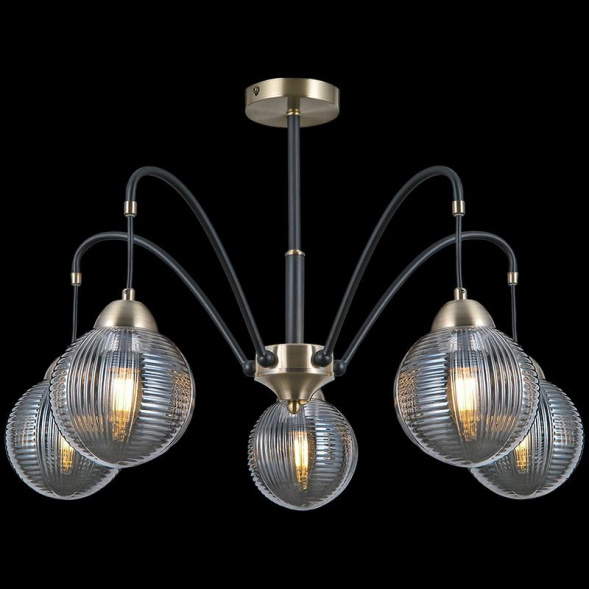 Потолочный светильник ILLUMICO IL0433-5PSQ-79 BK AB