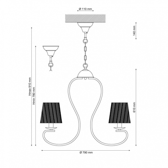 Подвесная люстра Lucia Tucci Vico 196.8