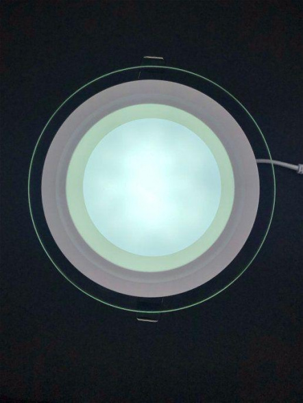 Встраиваемый светодиодный светильник Elvan VLS-705R-12W-WW-Wh