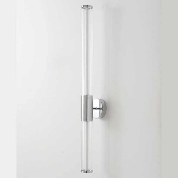 Настенный светодиодный светильник Crystal Lux Lineup AP18W Led Chrome