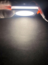 Встраиваемый светодиодный светильник Elvan VLS-109SQ-7W-WW-Wh