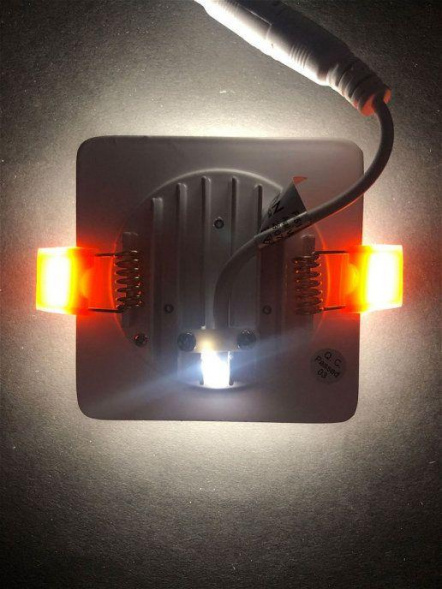 Встраиваемый светодиодный светильник Elvan VLS-109SQ-7W-WW-Wh