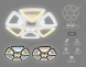 Потолочная светодиодная люстра Ambrella light Original FA4494