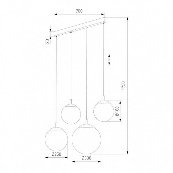 Подвесной светильник TK Lighting 4790 Esme
