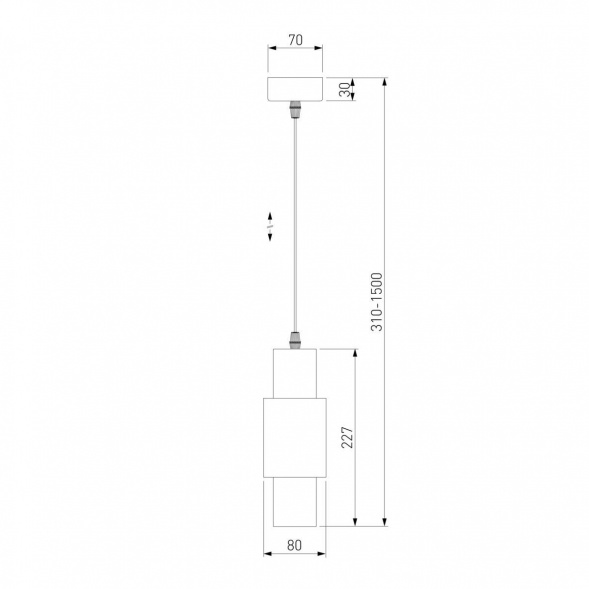 Подвесной светодиодный светильник Eurosvet Bento 50204/1 белый/матовое серебро