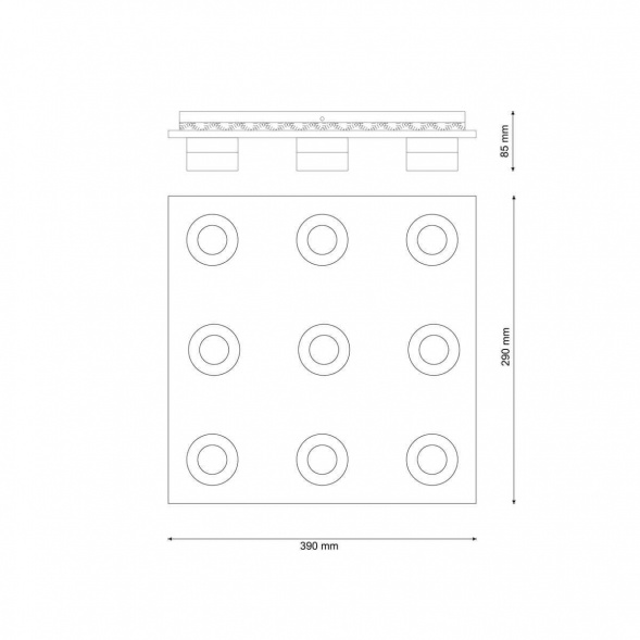 Потолочный светодиодный светильник Lucia Tucci Modena 166.9 LED