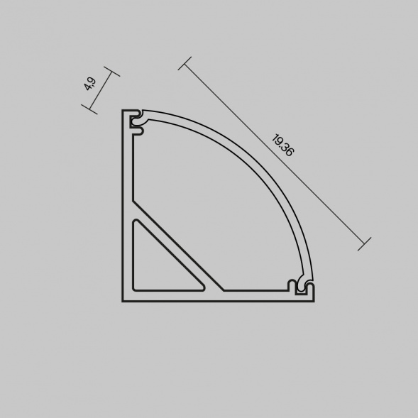 Комплектующие для профиля Maytoni Led Strip 642027