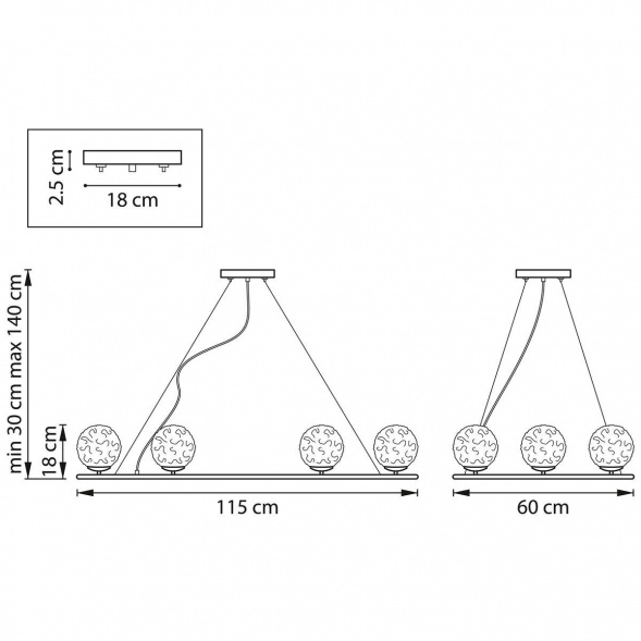 Подвесная люстра Lightstar Bari 815267