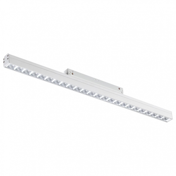 Трековый низковольтный светодиодный светильник Novotech Shino Flum 358419