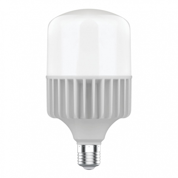 Лампа светодиодная Gauss E40 80W 6500K матовая 63438